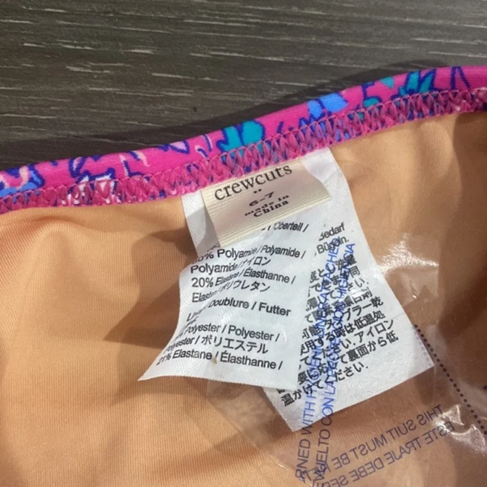 NWOT! Crewcuts Girls Purple‎ Floral Print Bikini Bottom